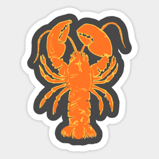 Pumpkin Lobster Sticker